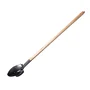 Spade / skovl med knopformet askeskaft